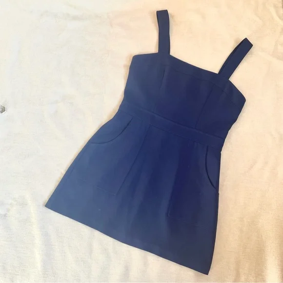 Amanda Uprichard Ace dress in navy - Picture 5 of 5